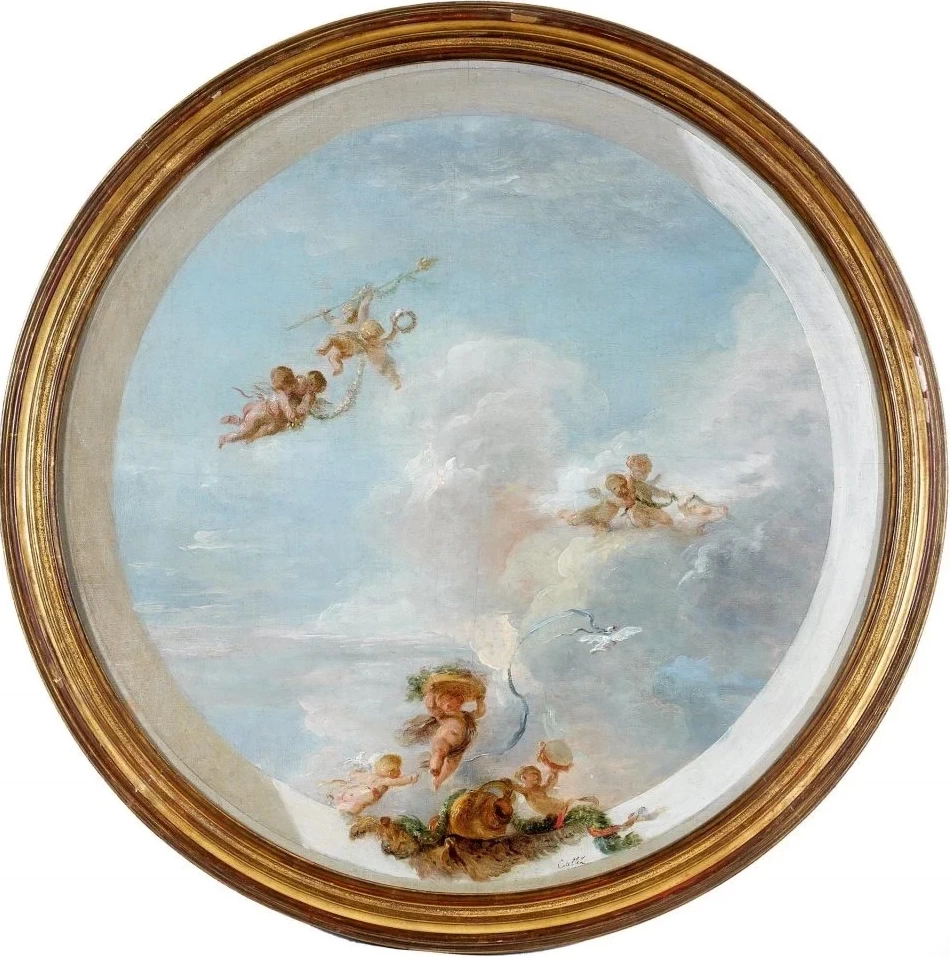 Studio di uno dei soffitti dell'hotel Thélusson